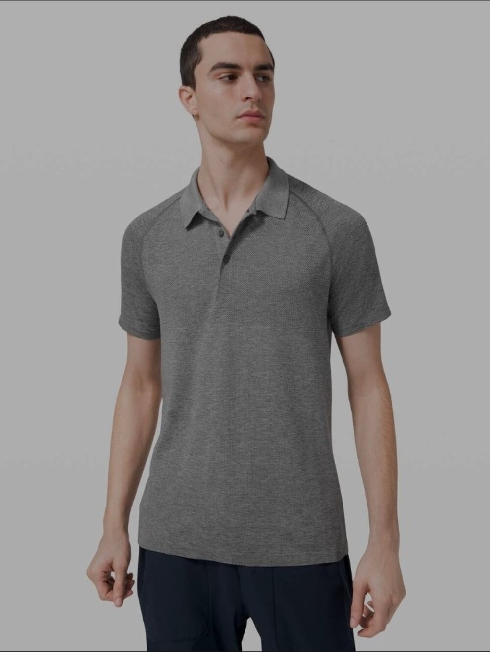 Mens Lululemon Metal Vent Tech Athletic Polo